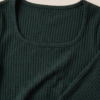 Old Navy Ribbed Knit Fit-and-Flare Dress – Forest Green, S
