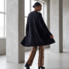 Primark Fluffy Knit Longline Cardigan with Pockets – Black, S
