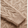 Primark Cable Knit Mock Neck Sweater – Beige/Cream, XS